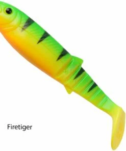 Savage Gear LB Cannibal Shad Lure Lures -Dynamite Baits Online Store Firetiger 1