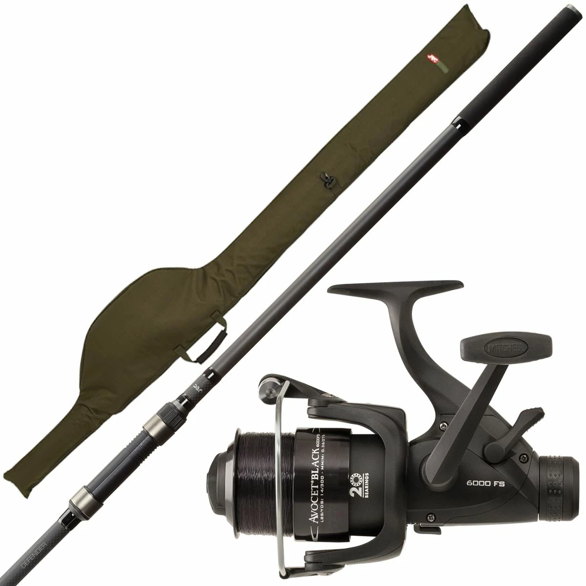 JRC Defender Combo 10ft 3lb Rod & Reel Combo 1 JRC Defender Combo 10ft 3lb Rod & Reel Combo