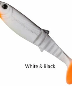 Savage Gear Cannibal Shad Lure Lures -Dynamite Baits Online Store White and Black
