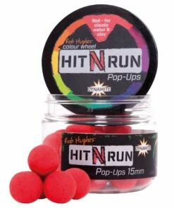 Dynamite Baits Hit n Run Pop-Ups Bait & Additives -Dynamite Baits Online Store dynamite baits hit n run pop ups 15mm red