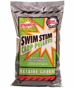 Dynamite Baits Dynamite Swim Stim Betaine Green Pellets Bait & Additives -Dynamite Baits Online Store dynamite swim stim betaine green pellets 8mm