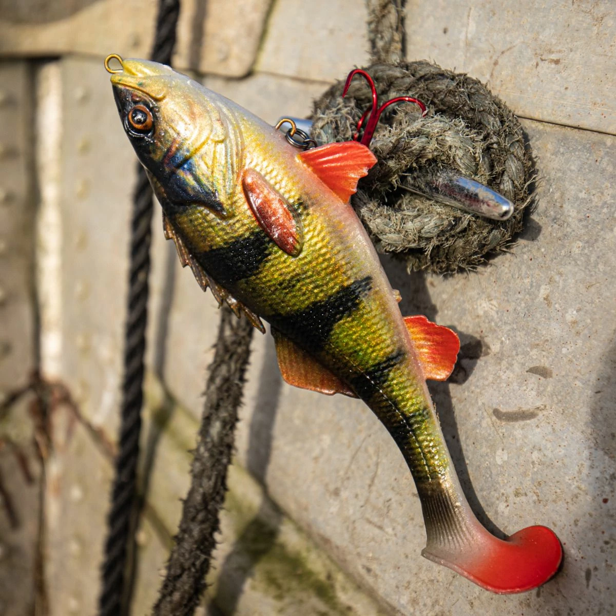 Savage Gear 4D Perch Shad Lure Lures 9 Savage Gear 4D Perch Shad Lure Lures - Image 9