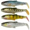 Savage Gear Craft Cannibal Paddletail Clear Water Mix 4-Piece Lures