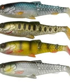 Savage Gear Craft Cannibal Paddletail Clear Water Mix 4-Piece Lures