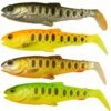 Savage Gear Craft Cannibal Paddletail Dark Water Mix 4-Piece Lures
