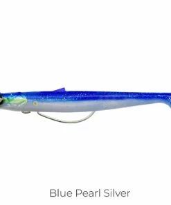 Savage Gear Sandeels V2 Weedless Lure 13cm 31g Lures -Dynamite Baits Online Store savage gear sandeels v2 weedless 13cm blue pearl silver 1